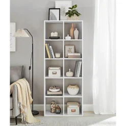 Shop SONGMICS Fauteuil à bascule réglable en 5 positions jaune canard et blanc