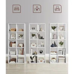 Shop SONGMICS Fauteuil à bascule réglable en 5 positions jaune canard et blanc