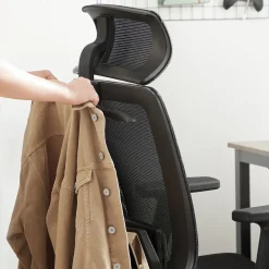Best SONGMICS Fauteuil de bureau ergonomique noir d'encre