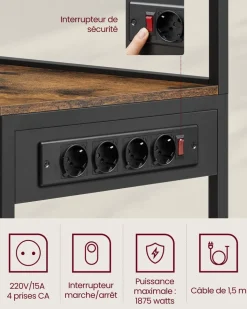 Shop SONGMICS Fauteuil de Salon, avec Accoudoirs et Pieds en Bois Gris Clair