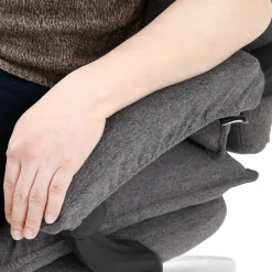 Shop SONGMICS Fauteuil dossier matelassé Blanc