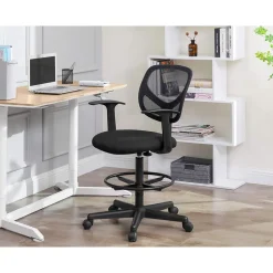 Clearance SONGMICS Fauteuil gamer noir Gris