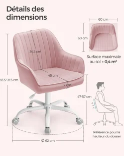 Cheap SONGMICS Fauteuil gamer noir