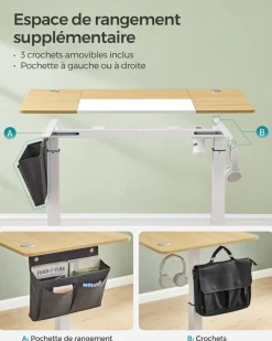 Best SONGMICS Fauteuil gamer noir gris