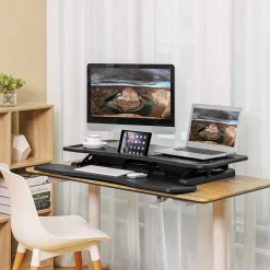 Fashion SONGMICS Fauteuil gamer noir rouge