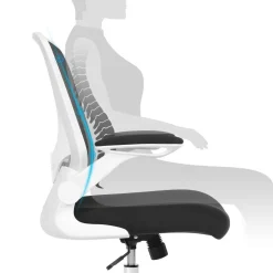 Clearance SONGMICS Fauteuil gaming noir bleu