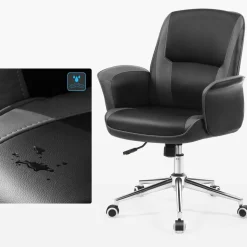 Cheap SONGMICS Fauteuil gaming réglable dossier inclinable noir d'encre