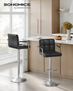 Discount SONGMICS Fauteuil repose-pieds noir Blanc