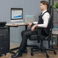 Online SONGMICS Fauteuil respirant noir Blanc