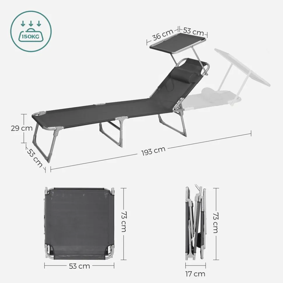 Store SONGMICS Fauteuil suspendu arc-en-ciel