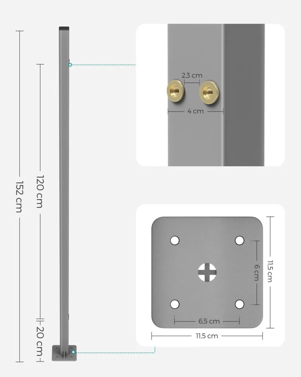 Clearance SONGMICS Fauteuil suspendu avec coussins