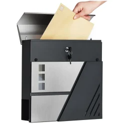 Outlet SONGMICS Gabion 100 x 90 x 30 cm Argent