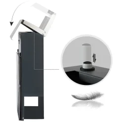 Outlet SONGMICS Gabion 100 x 90 x 30 cm Argent