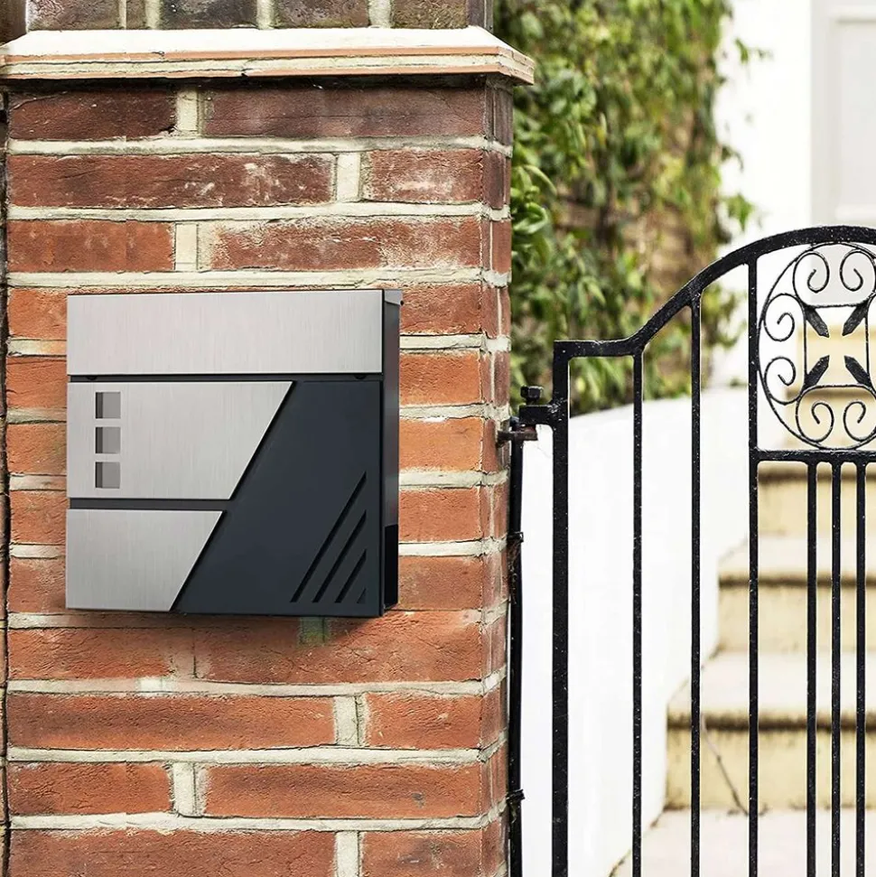 Outlet SONGMICS Gabion 100 x 90 x 30 cm Argent