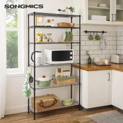 Outlet SONGMICS Égouttoir à vaisselle 2 niveaux Noir