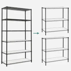 Outlet SONGMICS Égouttoir à vaisselle 2 niveaux Noir