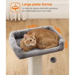 Sale SONGMICS Griffoir pour chat 71 cm girs clair