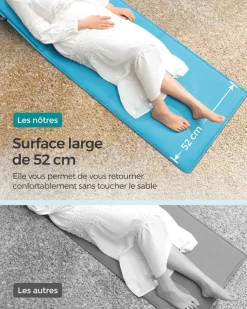 Best SONGMICS Hamac 2 oreillers beige