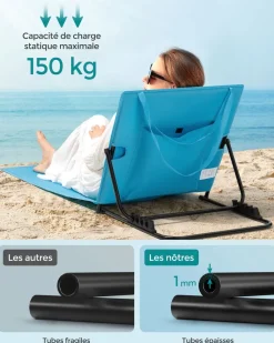 Best SONGMICS Hamac 2 oreillers beige