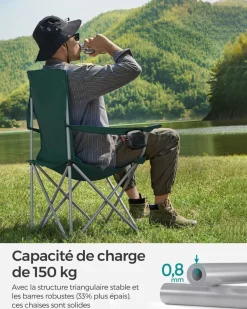 Best SONGMICS Hamac avec support structure noire et hamac bleu