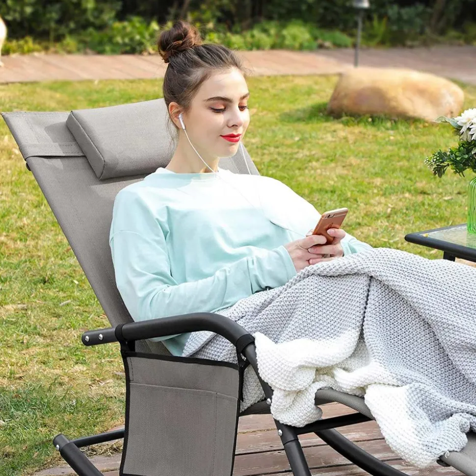 Discount SONGMICS Hamac camping marron kaki