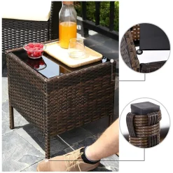 Hot SONGMICS Housse de protection barbecue Gris