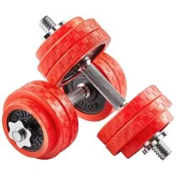 Store SONGMICS Kit haltères 20 kg jaune