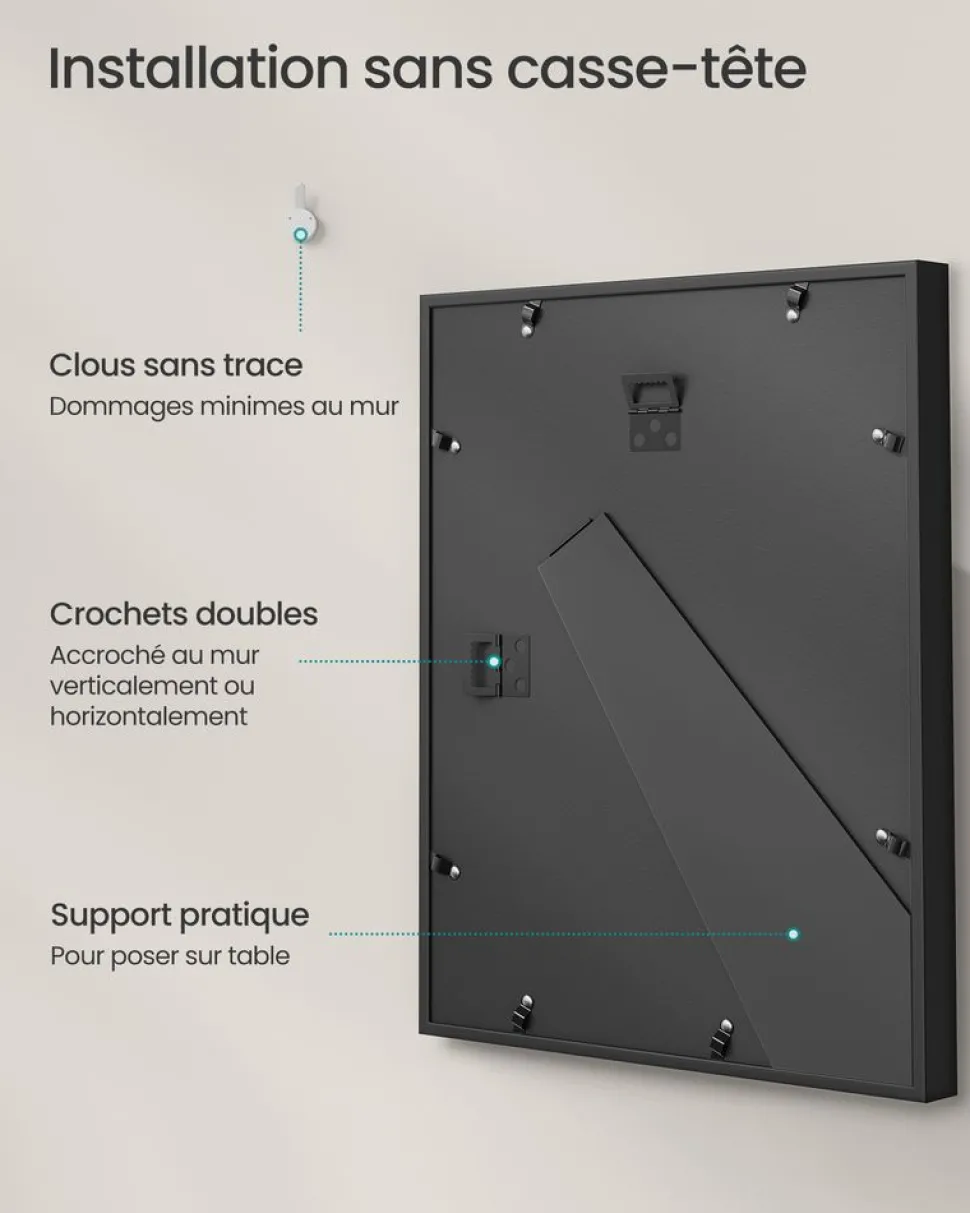 Outlet SONGMICS 20L Sacs poubelle à cordon 40 pièces Blanc