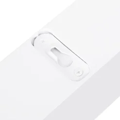 Best Sale SONGMICS LED Moderne Meuble TV avec Étagères Ouvertes en Verre Blanc