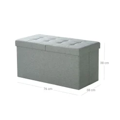 Discount SONGMICS Lit 2 personnes noir