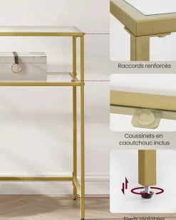 Sale SONGMICS Lit de camp L noir