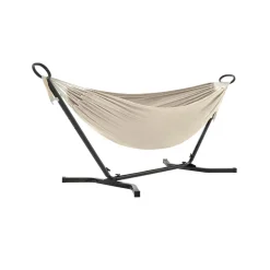 Sale SONGMICS Lit de camp matelas noir