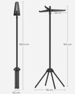 Online SONGMICS Lit double en métal 140 x 190 cm gris foncé