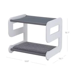 Cheap SONGMICS Lit pour chat Blanc