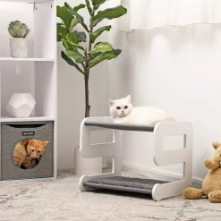 Cheap SONGMICS Lit pour chat Blanc