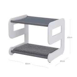 Cheap SONGMICS Lit pour chat Blanc