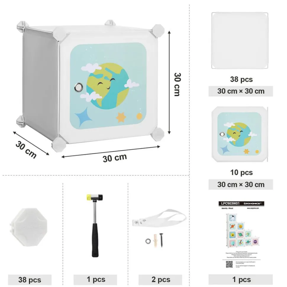 Shop SONGMICS Lot de 12 boîtes à chaussures transparent transparent et blanc