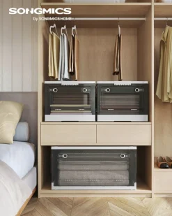 Best Sale SONGMICS Lot de 3 Boîtes de Rangement pour décorations de Noël