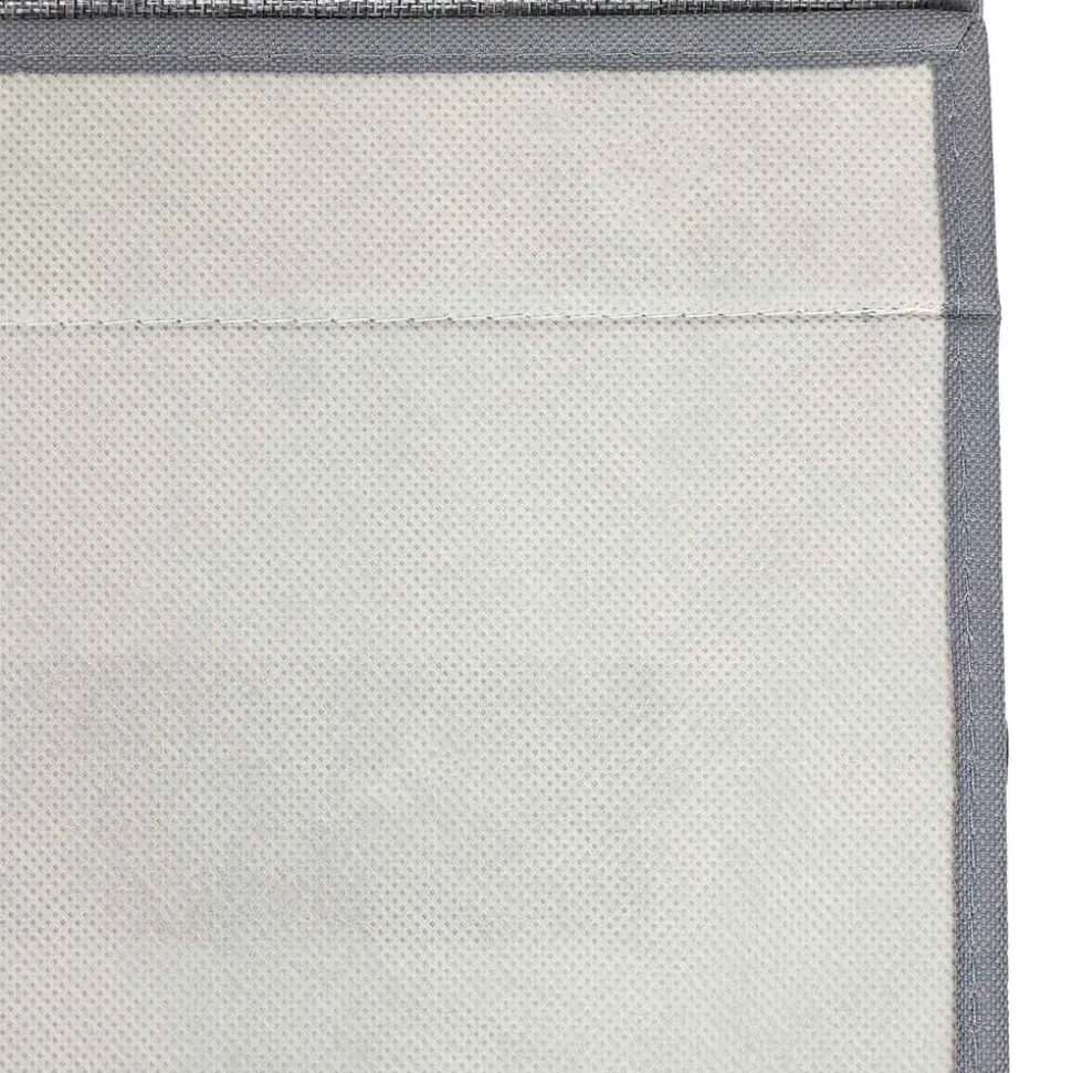 Clearance SONGMICS Lot de 3 boîtes de rangement pliables en tissu encre noire Beige Sable