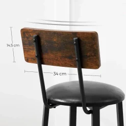 Cheap SONGMICS Lot de 4 chaises de Bar