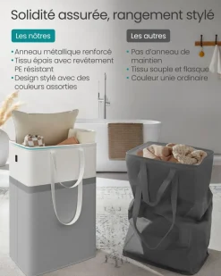 Best Sale SONGMICS Lot de 50 cintres en plastique 41,7 cm pour placard noir d'encre