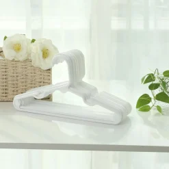 Store SONGMICS Lot de 50 cintres en plastique 41,6 x 21,4 cm pour armoire noir d'encre