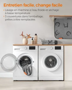 Sale SONGMICS Lot de 3 couvertures pour animaux xl 152 x 127 cm gris ardoise