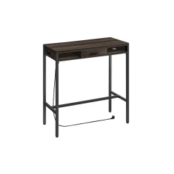 Fashion SONGMICS Lot de 2 tables basses marron rustique et noir d'encre