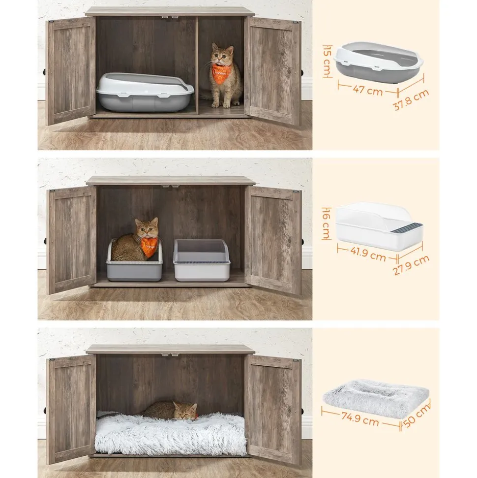 Store SONGMICS Maison de toilette pour chat