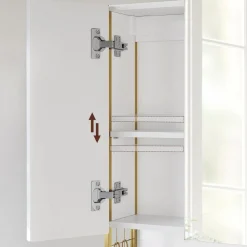 Online SONGMICS Mallette de maquillage acrylique Blanc