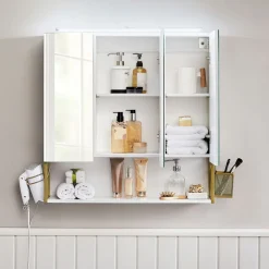 Online SONGMICS Mallette de maquillage acrylique Blanc