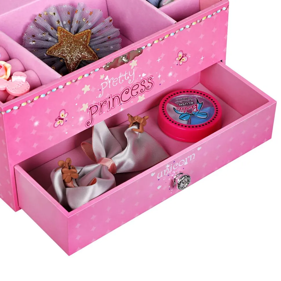 Discount SONGMICS Mallette de maquillage noir Blanc