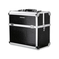 Hot SONGMICS Mallette make-up croco violet