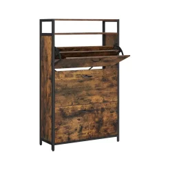 Discount SONGMICS Meuble à chaussures 3 cases